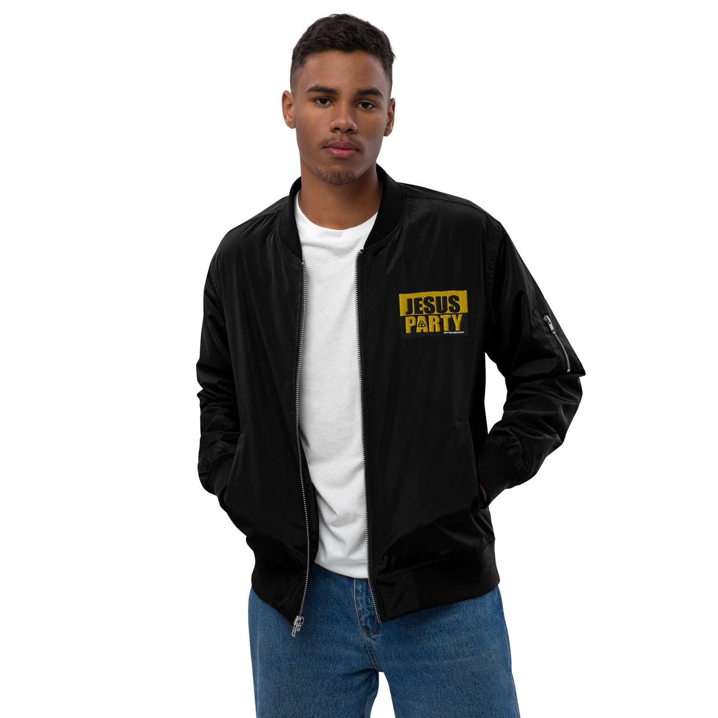 Jesus Party - Premium recycled bomber jacket