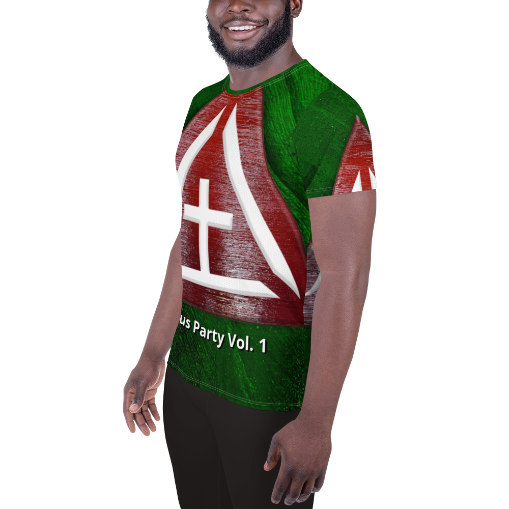 JesusPartyVol1 - All-Over Print Men's Athletic T-shirt