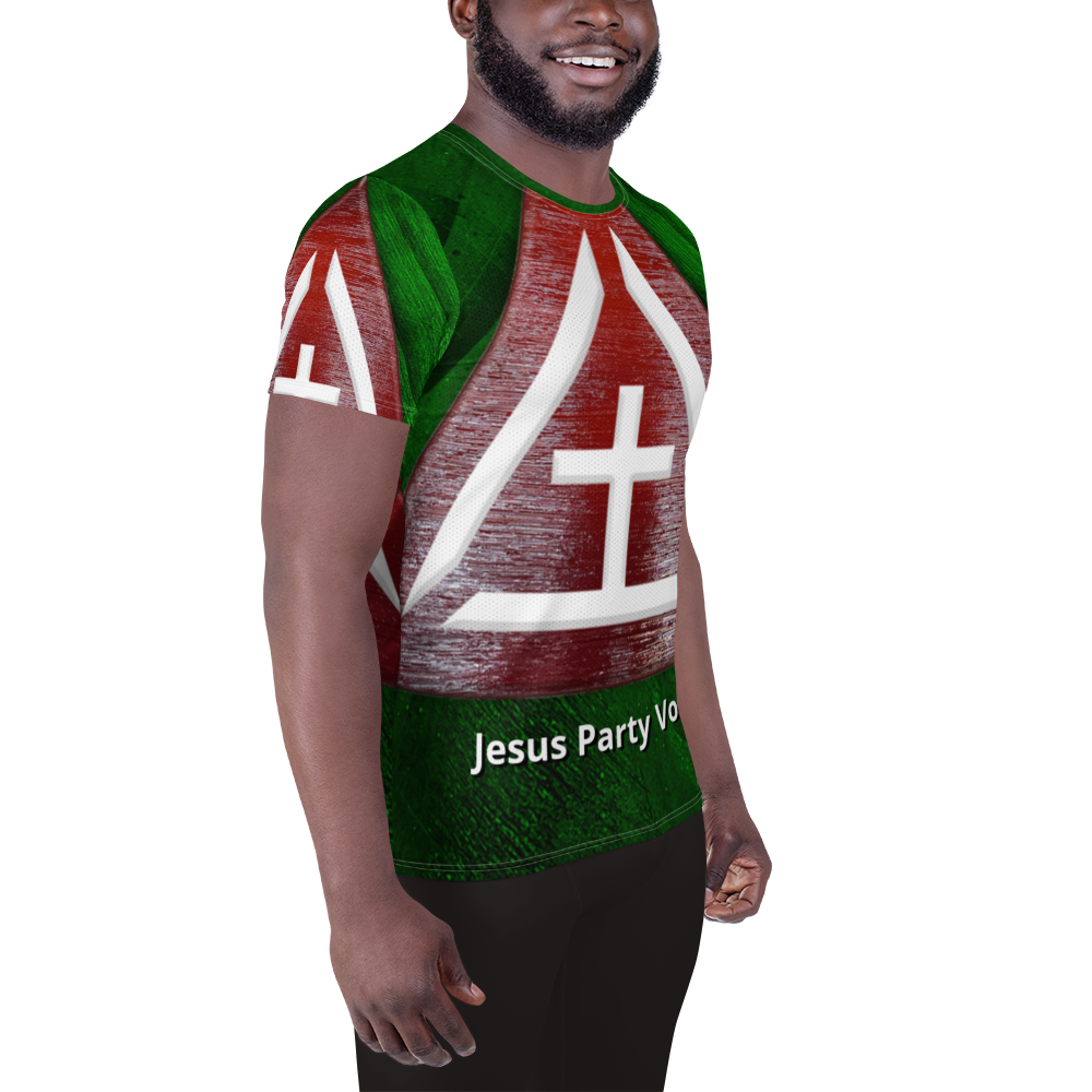 JesusPartyVol1 - All-Over Print Men's Athletic T-shirt