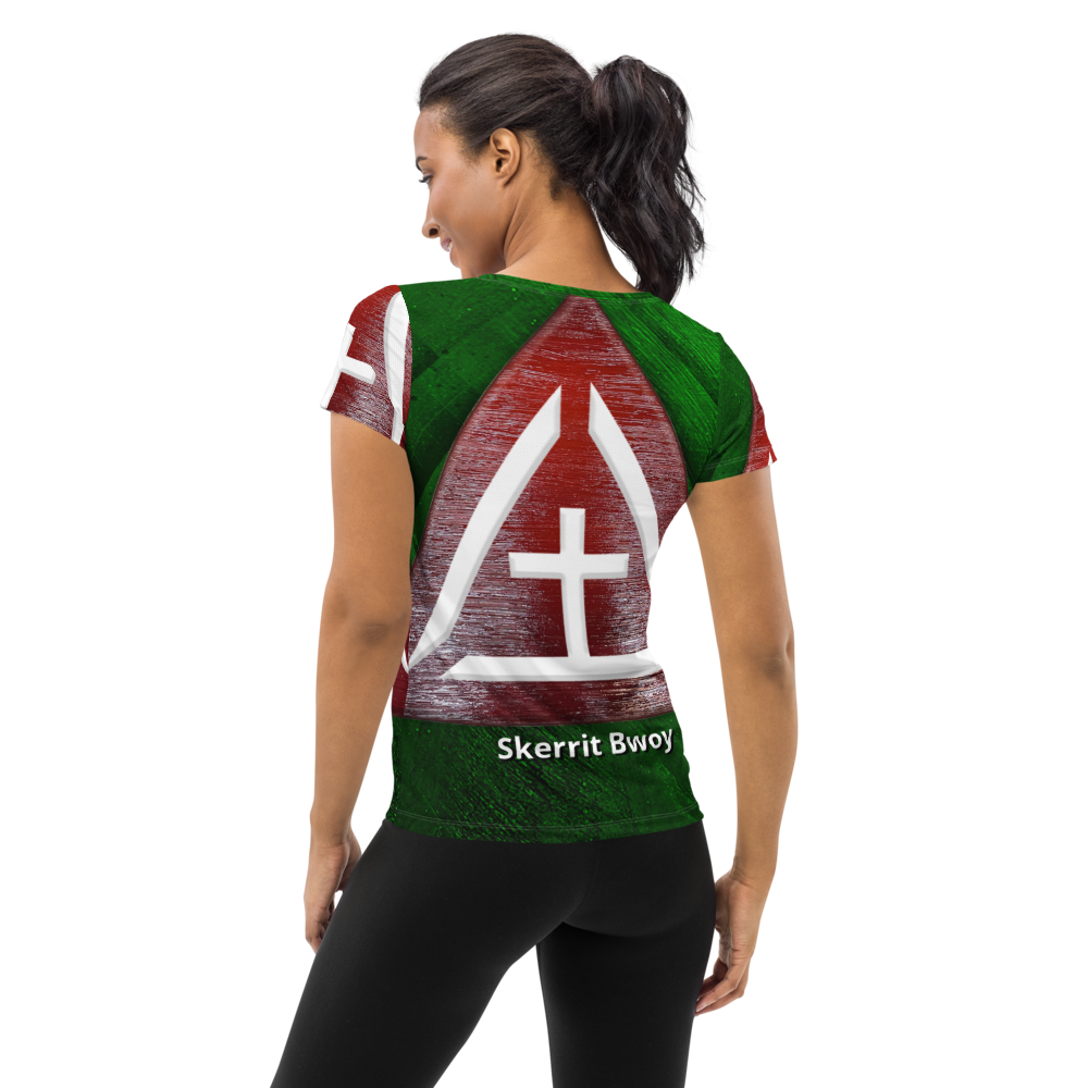 JesusPartyVol1 - All-Over Print Women's Athletic T-shirt