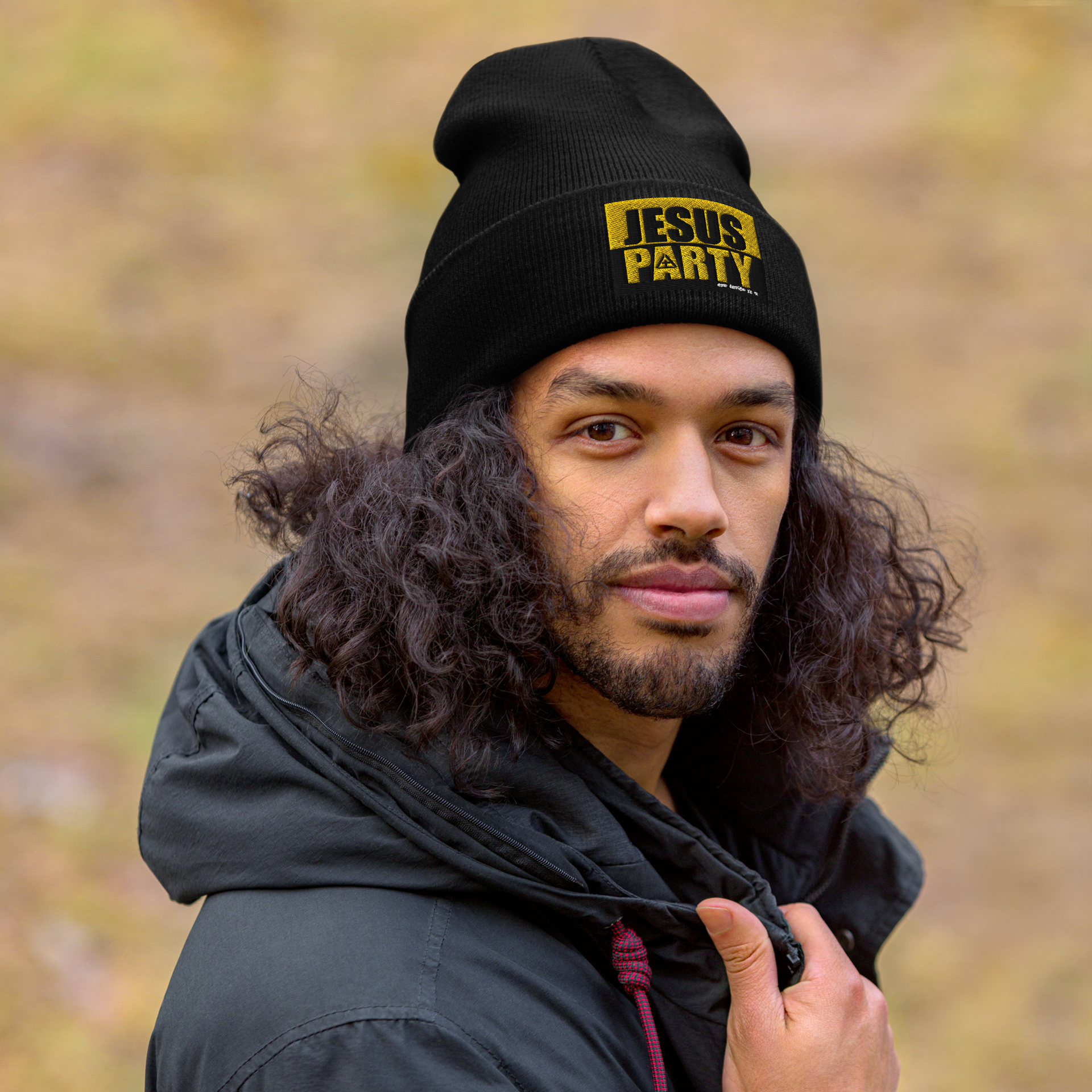 Jesus Party - Cuffed Beanie – SkerritBwoy